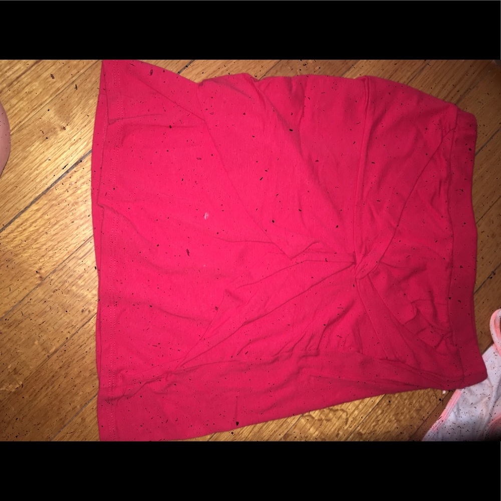 Red mini skirt from Charlotte Russe !
